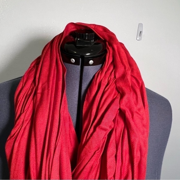 Infinity Scarf Burnt Orange Red - Picture 3 of 4